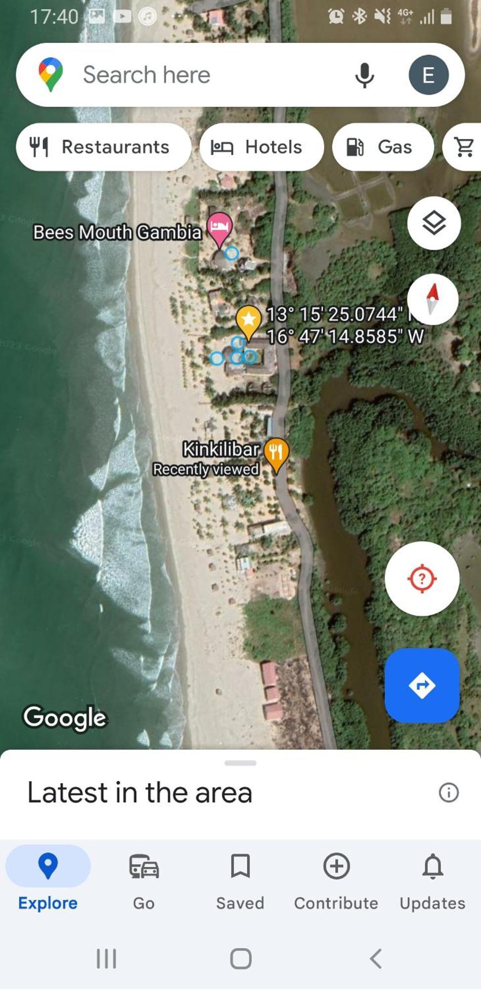 Kinkiliba Beach Lodge Sanyang Экстерьер фото